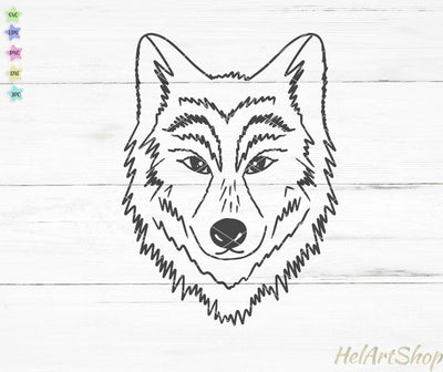 Wolf Svg SVG _HelArtShop_ 