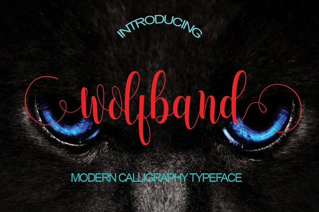 Wolfband Script Font StudioRZ
