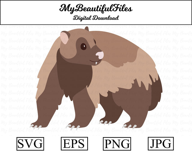 Wolverine - Animal SVG MyBeautifulFiles 