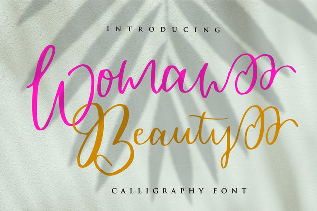 Woman Beauty Font goodigital_13 
