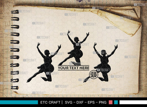 Woman Figure Skating Monogram, Woman Figure Skating Silhouette, Woman Figure Skating SVG, Female Figure Skating Svg, SB00418 SVG ETC Craft 