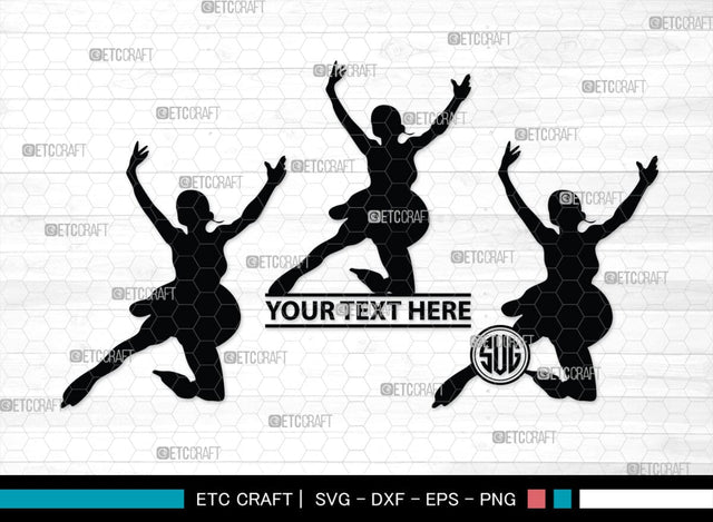Woman Figure Skating Monogram, Woman Figure Skating Silhouette, Woman Figure Skating SVG, Female Figure Skating Svg, SB00418 SVG ETC Craft 