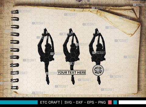 Woman Figure Skating Monogram, Woman Figure Skating Silhouette, Woman Figure Skating SVG, Female Figure Skating Svg, SB00418 SVG ETC Craft 