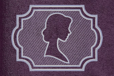 Woman head figure embossed machine embroidery digital down Embroidery/Applique DESIGNS embroidery-workshop 