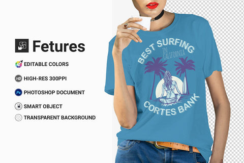Woman T-Shirt Mock-Up Bundle Mock Up Photo SH_Tee store 