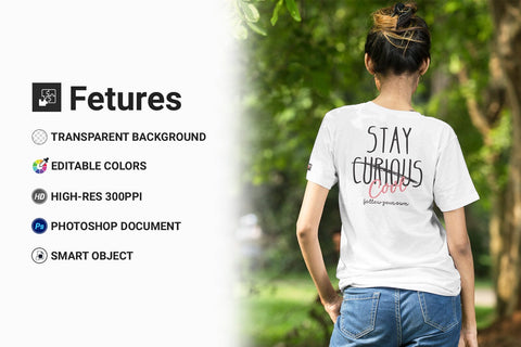 Woman T-Shirt Mock-Up Bundle Mock Up Photo SH_Tee store 