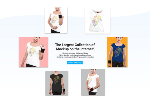 Woman T-Shirt Mock-Up Bundle SVG SH_Tee store 