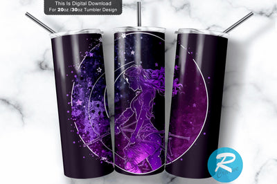Woman Zodiac Sagittarius 20 oz / 30 oz Tumbler PNG Sublimation Regulrcrative 