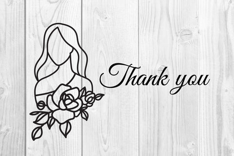 women flower clipart svg SVG dadan_pm 