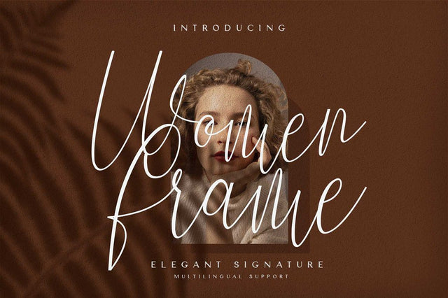 Women Frame Font Wildan Type 