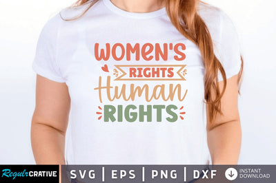 Women rights are human rights SVG SVG Regulrcrative 