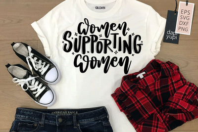 Women Supporting Women SVG dapiyupi store 