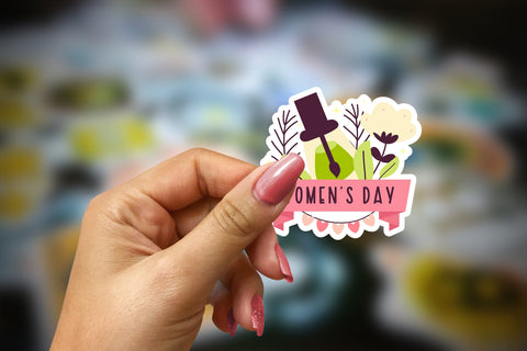 Women's Day Bundle | Stickers, Cards, Clipart Bundle SVG dapiyupi store 