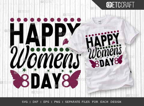 Women's Day Bundle Vol-01 | Happy Women's Day Svg | March 8 Svg | Women Svg | Girl Day Svg | Women's Day Quote Design SVG ETC Craft 