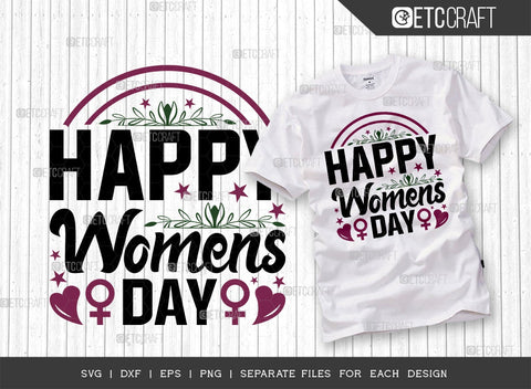 Women's Day Bundle Vol-01 | Happy Women's Day Svg | March 8 Svg | Women Svg | Girl Day Svg | Women's Day Quote Design SVG ETC Craft 