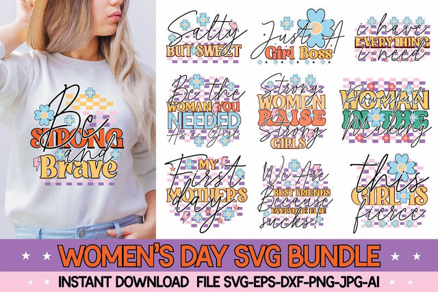 Women's Day Quote Design İnternational Womens Day Svg, Women's Day Quote Design, International Women's Day SVG Bundle, Strong Women, Women's Day Svg, March 8 Svg SVG designmaster24 
