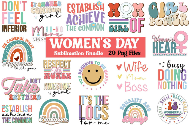 Women's Day Sublimation Bundle Sublimation Rupkotha 