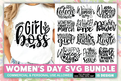 Women's Day SVG Bundle SVG Ariyan 