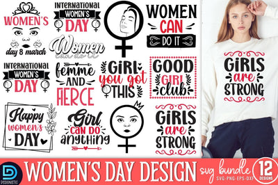 Women's Day SVG Bundle SVG DESIGNISTIC 