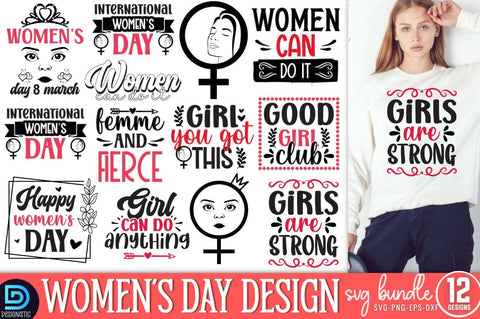 Women's Day SVG Bundle SVG DESIGNISTIC 