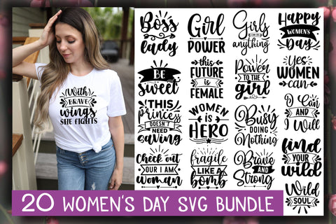 Women's Day SVG Bundle SVG Rupkotha 