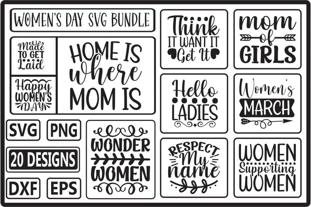 Women's Day SVG Bundle SVG Shahin alam 