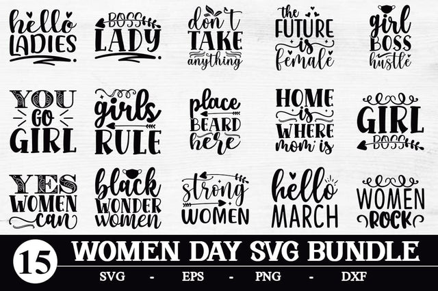 Women's Day SVG Bundle SVG Svgcraft 