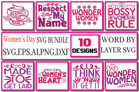 Women's Day SVG Bundle Vol. 2 SVG Craftlabsvg24 