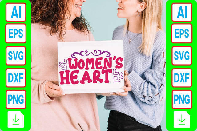 Women’s Heart SVG Craftlabsvg24 