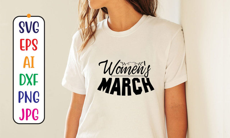 Women's March SVG Cut File SVG Syaman 