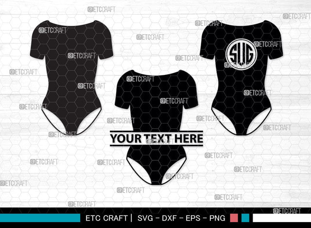 Womens Monogram, Womens Swimsuit Silhouette, Swimwear Svg, Short Sleeve Bodysuit Svg, Girl Swimsuit Svg, Bathing Suit Svg, Stylish Swimsuit Svg, Womens Swimsuit Svg, SB00045 SVG ETC Craft 