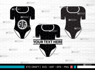 Womens Monogram, Womens Swimsuit Silhouette, Swimwear Svg, Short Sleeve Bodysuit Svg, Girl Swimsuit Svg, Bathing Suit Svg, Stylish Swimsuit Svg, Womens Swimsuit Svg, SB00045 SVG ETC Craft 