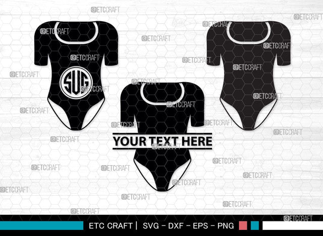 Womens Monogram, Womens Swimsuit Silhouette, Swimwear Svg, Short Sleeve Bodysuit Svg, Girl Swimsuit Svg, Bathing Suit Svg, Stylish Swimsuit Svg, Womens Swimsuit Svg, SB00045 SVG ETC Craft 