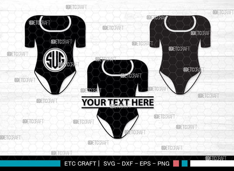 Womens Monogram, Womens Swimsuit Silhouette, Swimwear Svg, Short Sleeve Bodysuit Svg, Girl Swimsuit Svg, Bathing Suit Svg, Stylish Swimsuit Svg, Womens Swimsuit Svg, SB00045 SVG ETC Craft 