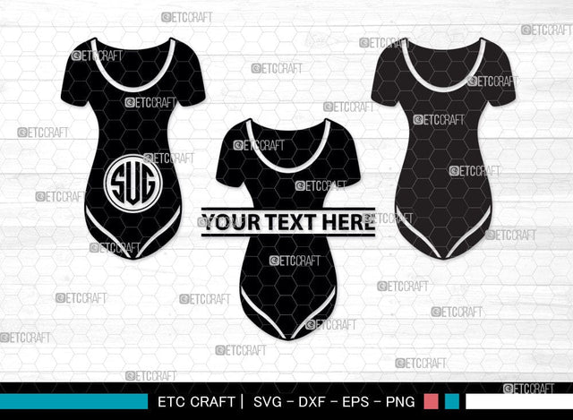 Womens Monogram, Womens Swimsuit Silhouette, Swimwear Svg, Short Sleeve Bodysuit Svg, Girl Swimsuit Svg, Bathing Suit Svg, Stylish Swimsuit Svg, Womens Swimsuit Svg, SB00045 SVG ETC Craft 