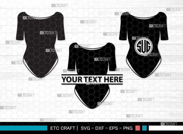 Womens Monogram, Womens Swimsuit Silhouette, Swimwear Svg, Short Sleeve Bodysuit Svg, Girl Swimsuit Svg, Bathing Suit Svg, Stylish Swimsuit Svg, Womens Swimsuit Svg, SB00045 SVG ETC Craft 