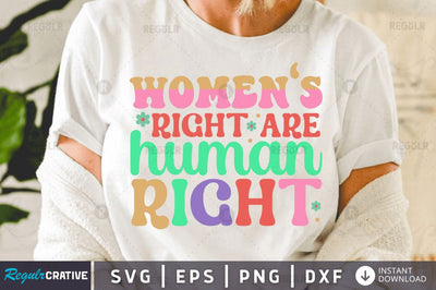 Women's right are human right SVG SVG Regulrcrative 