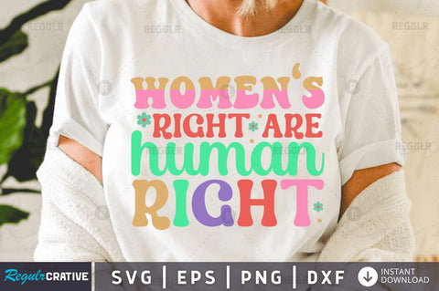 Women's right are human right SVG SVG Regulrcrative 