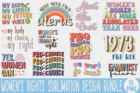 Women’s Rights PNG Sublimation Bundle Sublimation SVGista 