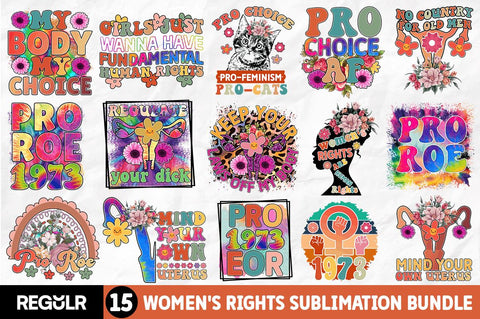 Women's Rights Sublimation Bundle Sublimation Regulrcrative 