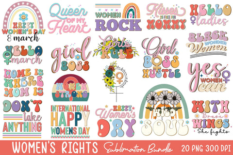 Women's Rights Sublimation Bundle Sublimation Rupkotha 