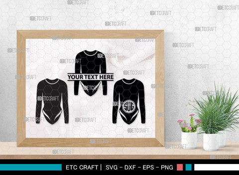 Womens Swimsuit Monogram, Womens Swimsuit Silhouette, Swimwear Svg, Long Sleeve Bodysuit Svg, Girl Swimsuit Svg, Bathing Suit Svg, Stylish Swimsuit Svg, Womens Swimsuit Svg, SB00001 SVG ETC Craft 