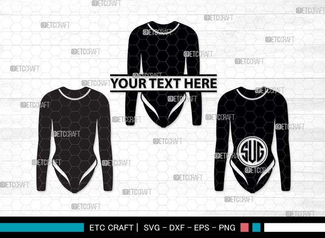 Womens Swimsuit Monogram, Womens Swimsuit Silhouette, Swimwear Svg, Long Sleeve Bodysuit Svg, Girl Swimsuit Svg, Bathing Suit Svg, Stylish Swimsuit Svg, Womens Swimsuit Svg, SB00001 SVG ETC Craft 
