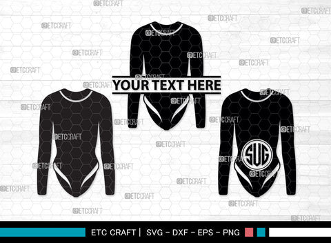 Womens Swimsuit Monogram, Womens Swimsuit Silhouette, Swimwear Svg, Long Sleeve Bodysuit Svg, Girl Swimsuit Svg, Bathing Suit Svg, Stylish Swimsuit Svg, Womens Swimsuit Svg, SB00001 SVG ETC Craft 