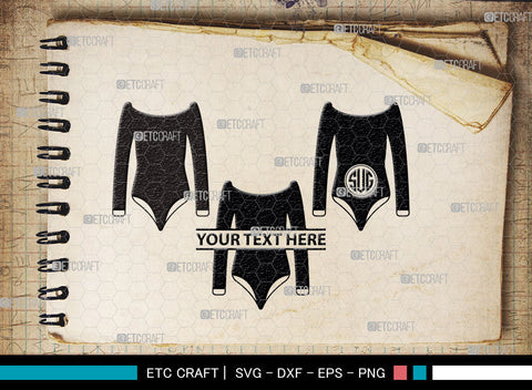 Womens Swimsuit Monogram, Womens Swimsuit Silhouette, Swimwear Svg, Long Sleeve Bodysuit Svg, Girl Swimsuit Svg, Bathing Suit Svg, Stylish Swimsuit Svg, Womens Swimsuit Svg, SB00001 SVG ETC Craft 