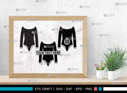 Womens Swimsuit Monogram, Womens Swimsuit Silhouette, Swimwear Svg, Long Sleeve Bodysuit Svg, Girl Swimsuit Svg, Bathing Suit Svg, Stylish Swimsuit Svg, Womens Swimsuit Svg, SB00001 SVG ETC Craft 