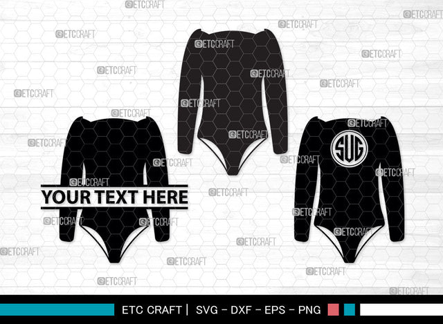 Womens Swimsuit Monogram, Womens Swimsuit Silhouette, Swimwear Svg, Long Sleeve Bodysuit Svg, Girl Swimsuit Svg, Bathing Suit Svg, Stylish Swimsuit Svg, Womens Swimsuit Svg, SB00001 SVG ETC Craft 