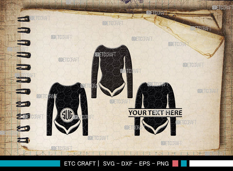 Womens Swimsuit Monogram, Womens Swimsuit Silhouette, Swimwear Svg, Long Sleeve Bodysuit Svg, Girl Swimsuit Svg, Bathing Suit Svg, Stylish Swimsuit Svg, Womens Swimsuit Svg, SB00001 SVG ETC Craft 