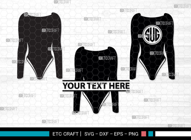 Womens Swimsuit Monogram, Womens Swimsuit Silhouette, Swimwear Svg, Long Sleeve Bodysuit Svg, Girl Swimsuit Svg, Bathing Suit Svg, Stylish Swimsuit Svg, Womens Swimsuit Svg, SB00001 SVG ETC Craft 