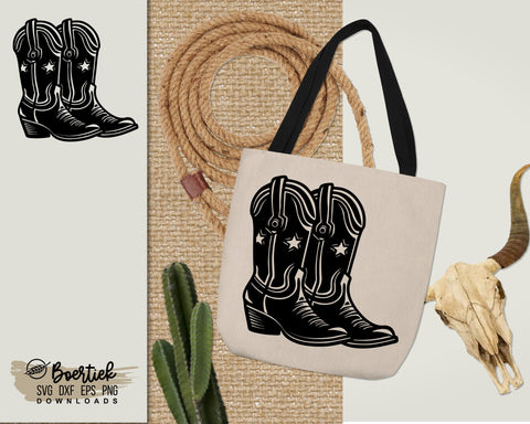 Women's western boots 6, SVG file SVG Boertiek 